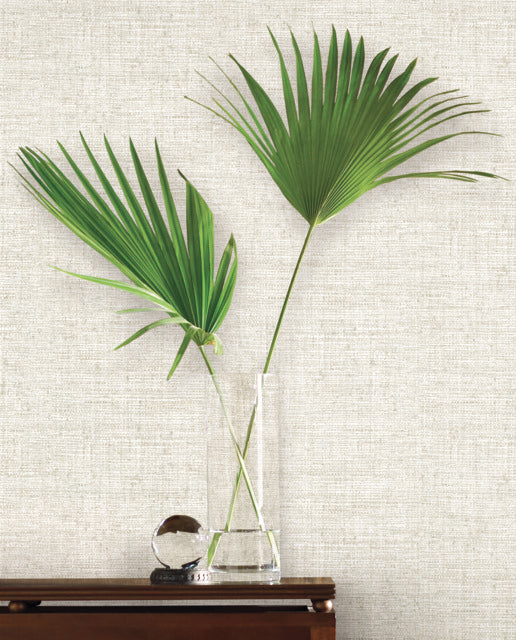White Papyrus Weave Wallpaper