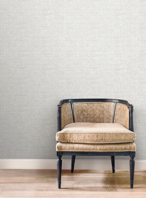 Gray Papyrus Weave Wallpaper