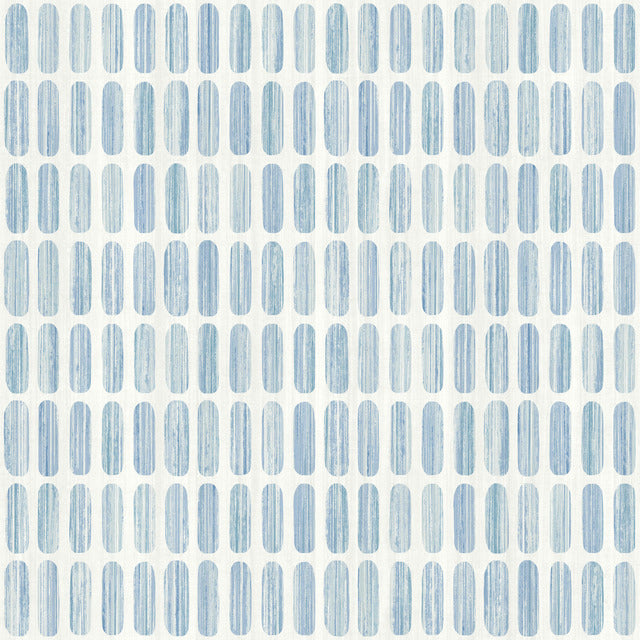 Blue Petite Pergola Wallpaper