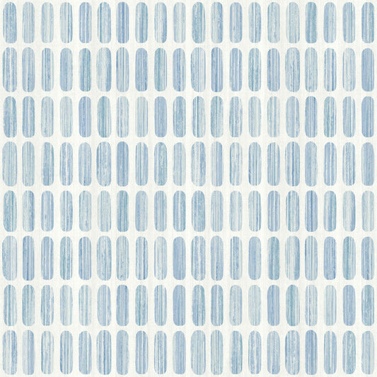 Blue Petite Pergola Wallpaper