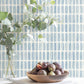 Blue Petite Pergola Wallpaper
