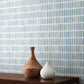 Blue Petite Pergola Wallpaper