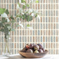Tan Petite Pergola Wallpaper
