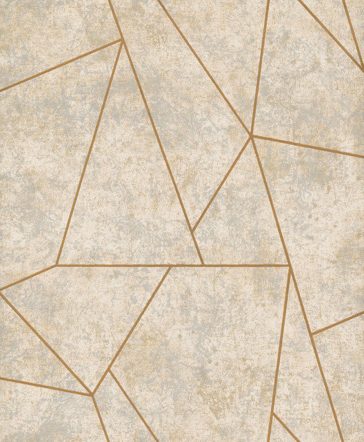 Neutral & Silver Nazca Wallpaper Nazca
