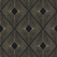Black & Gold Harlowe Wallpaper Harlowe