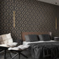 Black & Gold Harlowe Wallpaper Harlowe