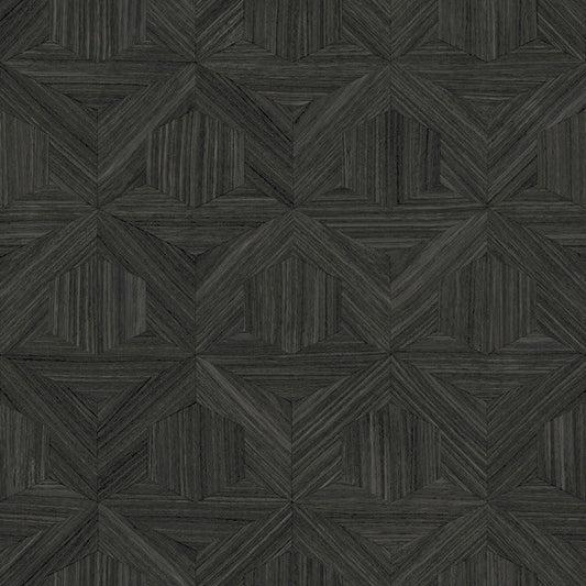 Black Parquet Wallpaper