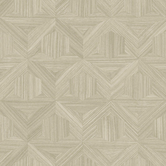 Beige Parquet Wallpaper