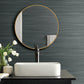 Blue Washed Linen Wallpaper