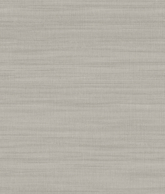 Brown Washed Linen Wallpaper