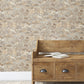 Tan/Gray Field Stone Wallpaper