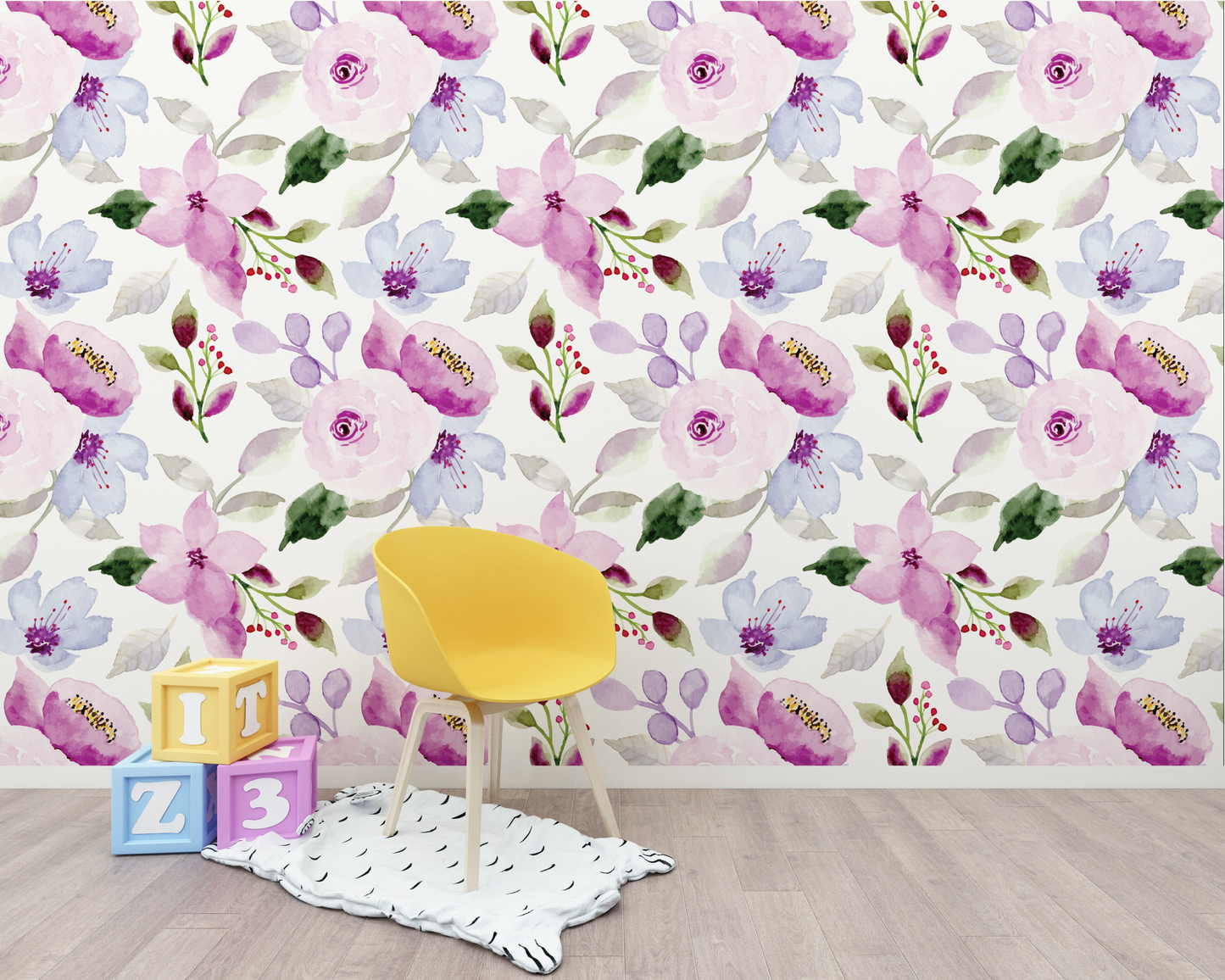 Pink Magenta Bloom Garden wallpaper