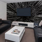 Black/White Hyper Space Peel And Stick Mural