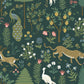 Blue Menagerie Wallpaper