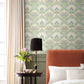 Beige/Green Bramble Wallpaper