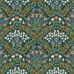 Green/Gold Bramble Wallpaper