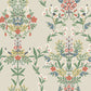 Beige/Red Luxembourg Wallpaper
