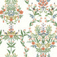 White/Green Luxembourg Wallpaper