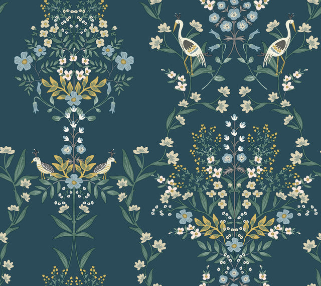 Blue/Green Luxembourg Wallpaper