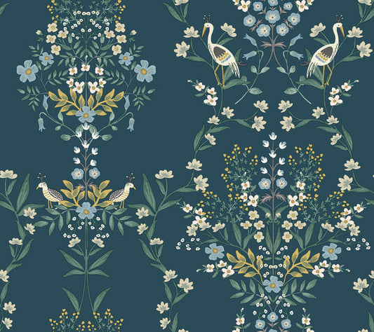 Blue/Green Luxembourg Wallpaper