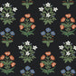 Black Mughal Rose Wallpaper