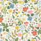 White/Red Strawberry Fields Wallpaper