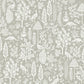 Black Menagerie Toile Wallpaper
