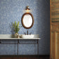 LightBlue Menagerie Toile Wallpaper