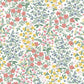 White/Pink Wildwood Garden Wallpaper