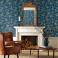 Blue/Green Cornflower Wallpaper