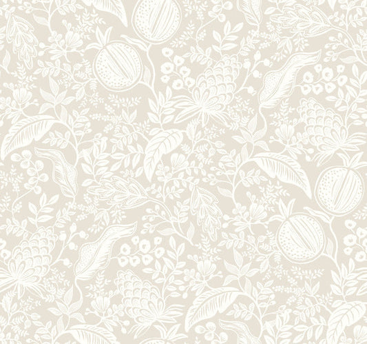 Beige Pomegranate Wallpaper