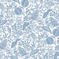 White/Blue Pomegranate Wallpaper