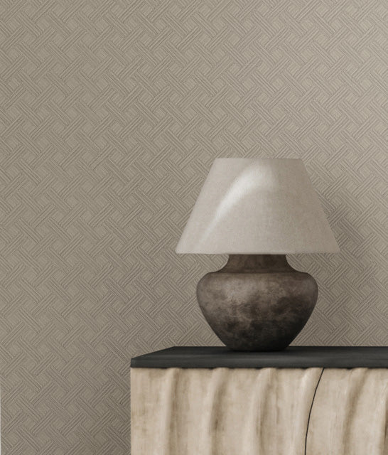 Fog Transit Wickwork Wallpaper Wickwork