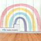 Pink Rainbow Mural