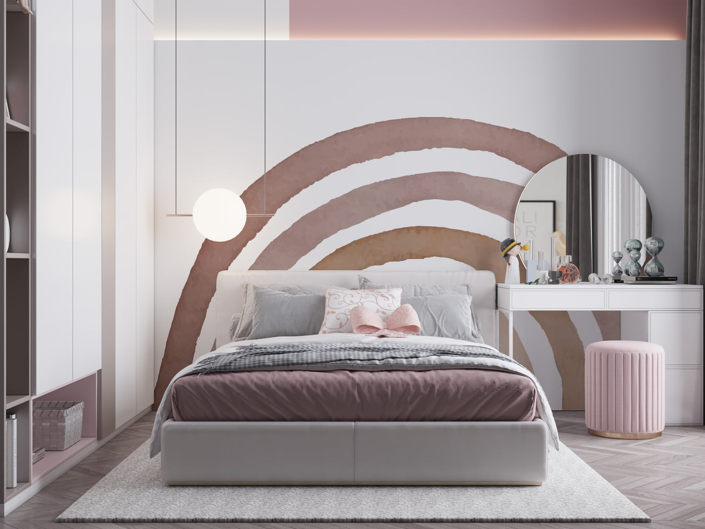 Boho Rainbow wallpaper Mural