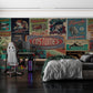 Collage Retro Wallpaper Mural