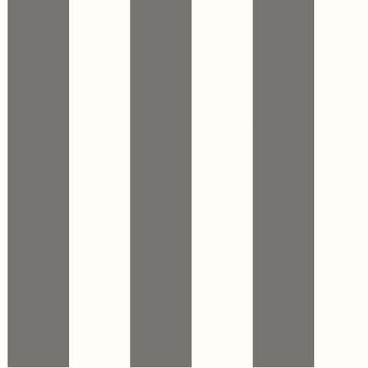 Gray/White 3" Stripe Wallpaper