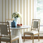 Tan/White 3" Stripe Wallpaper