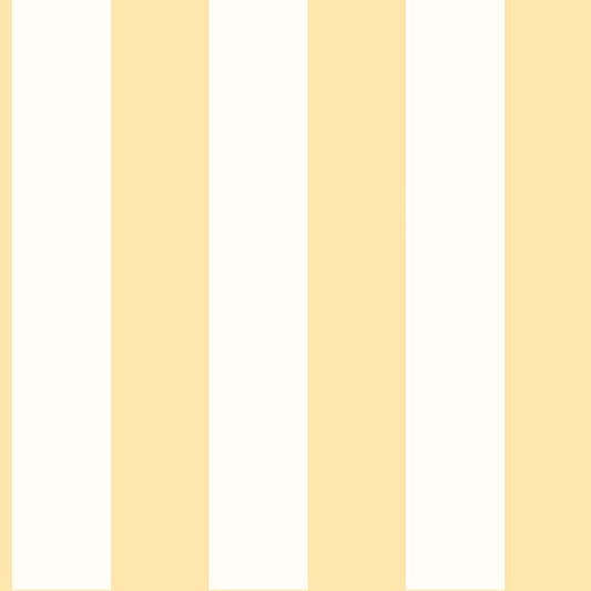 Yellow/White 3" Stripe Wallpaper