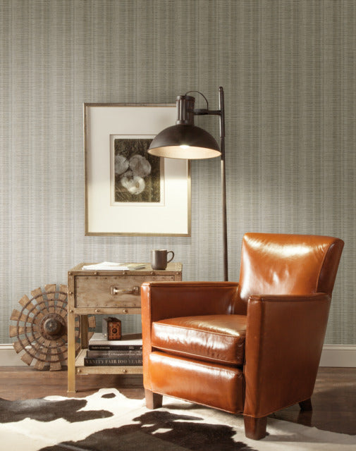 Lt Neutrals Broken Boucle Stripe Wallpaper