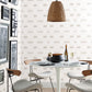 Beige/White Dashing Stripe Wallpaper