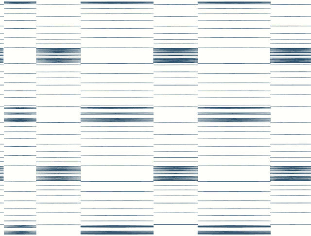 Blue/White Dashing Stripe Wallpaper