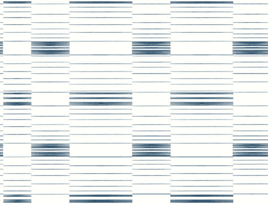 Blue/White Dashing Stripe Wallpaper