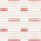 Red Coral/White Dashing Stripe Wallpaper