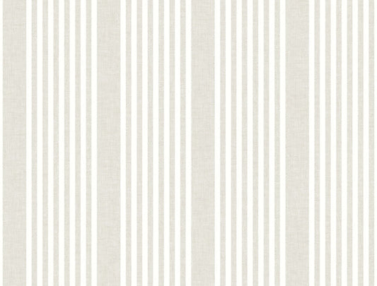 Soft Linen French Linen Stripe Wallpaper