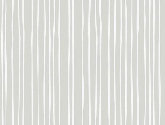 Gray/Cream Liquid Lineation Wallpaper
