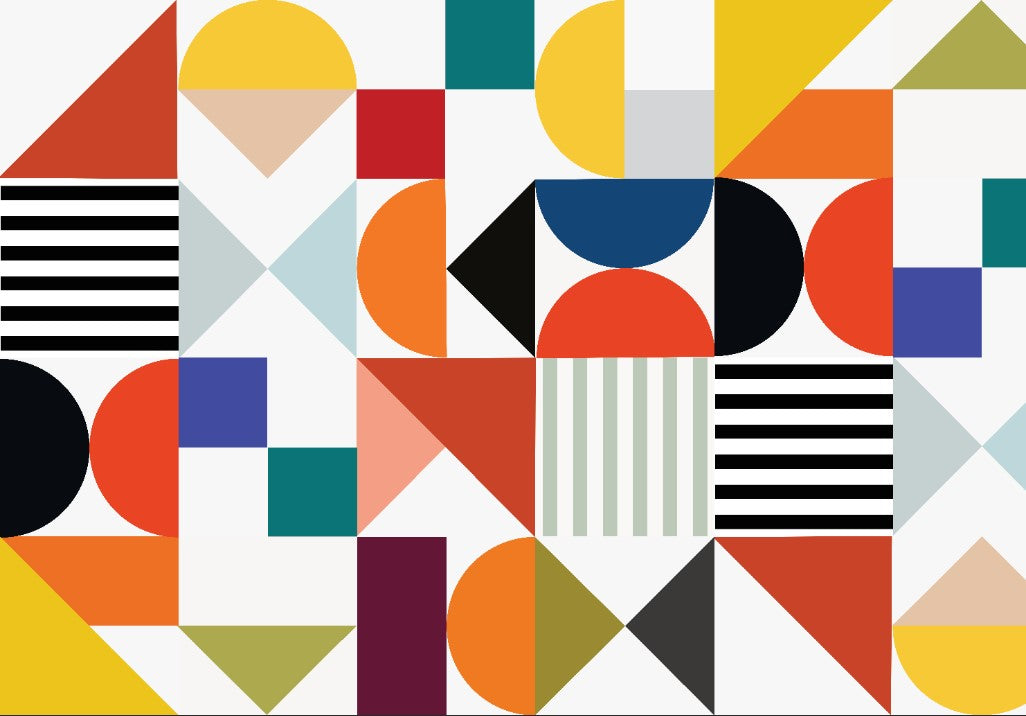 Custom Geometric Mural