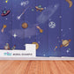 Space and Galaxy Mural