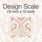 Coral Hawthorne Ikat Wallpaper