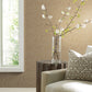 Gold on Taupe Shimmering Patina Wallpaper Shimmering Patina